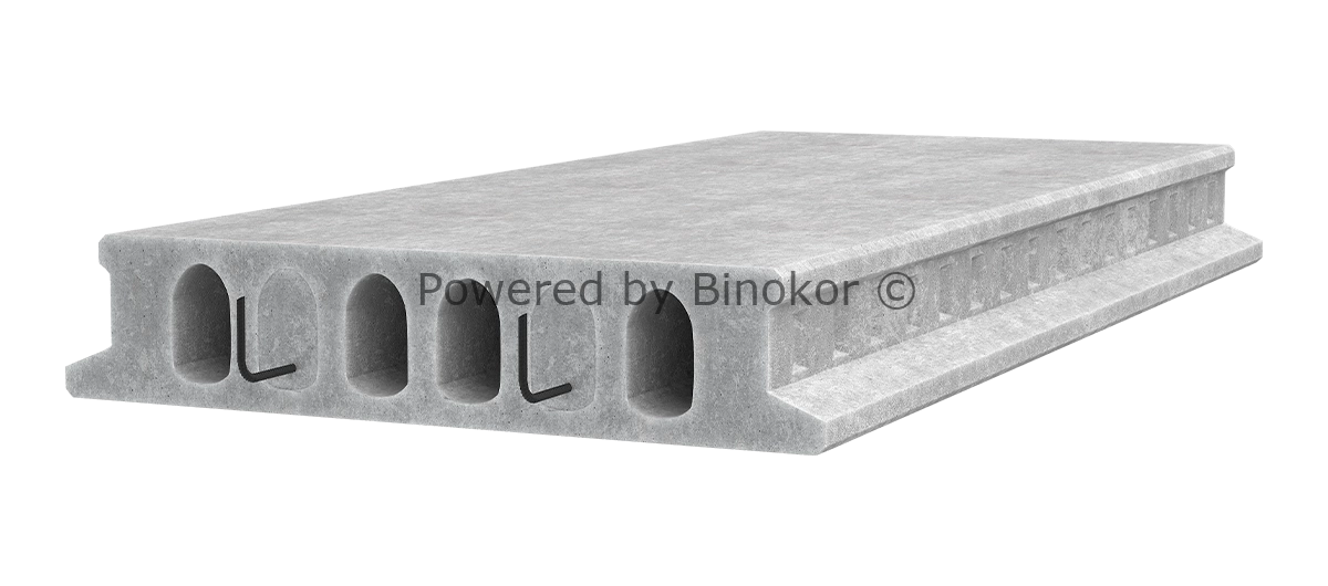 Многопустотные плиты перекрытия с уширенной нижней полкой стендового безопалубочного формования тип пб с мжв